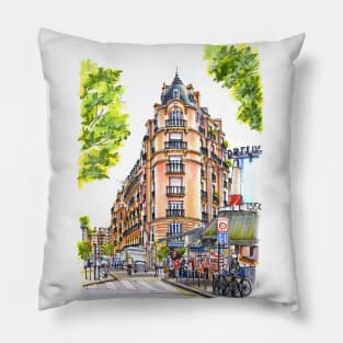 Paris Streets Pillow