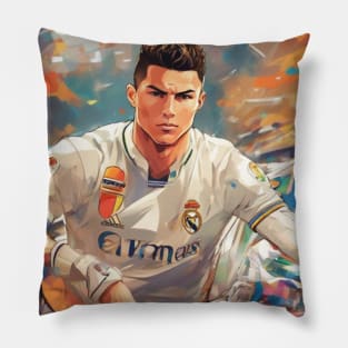 Cristiano Ronaldo CR7 Anime Artwork Gift Pillow