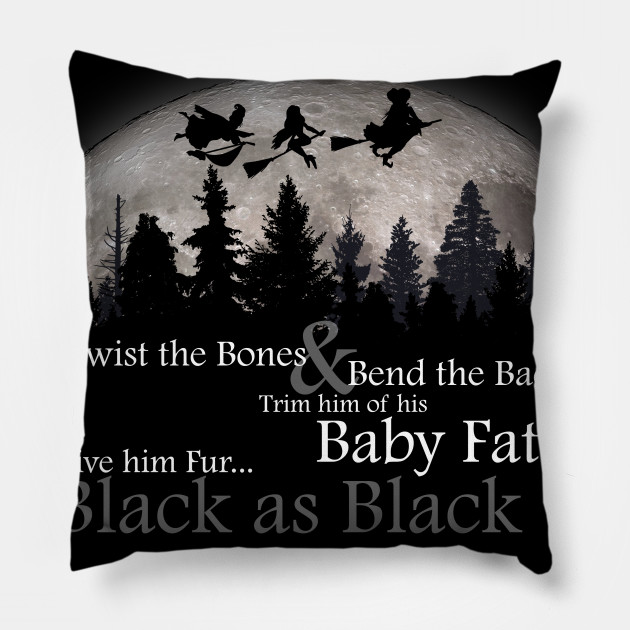 Hocus Pocus Thackery Binx Cat Spell Hocus Pocus Pillow Teepublic