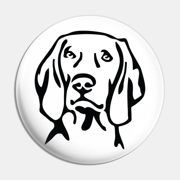 Dog Pin by sportartbubble