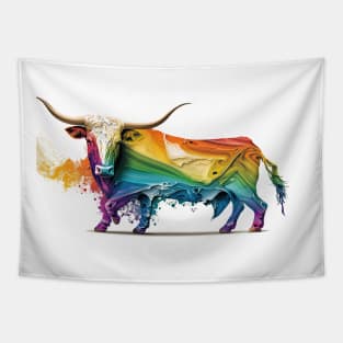 Longhorn Bull Tapestry