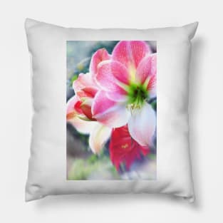 Atmospheric Amaryllis Pillow