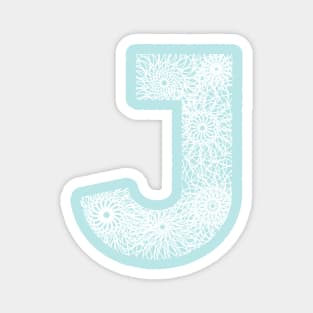 Letter J Magnet