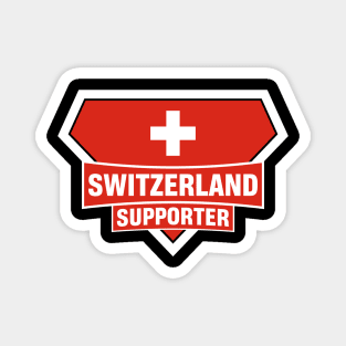 Switzerland Super Flag Supporter Magnet