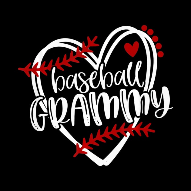 Baseball Heart GRAMMY Shirt Grandma by Vigo