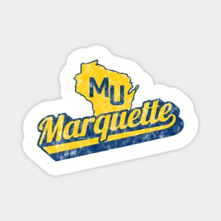 Support Marquette with this vintage design! Magnet