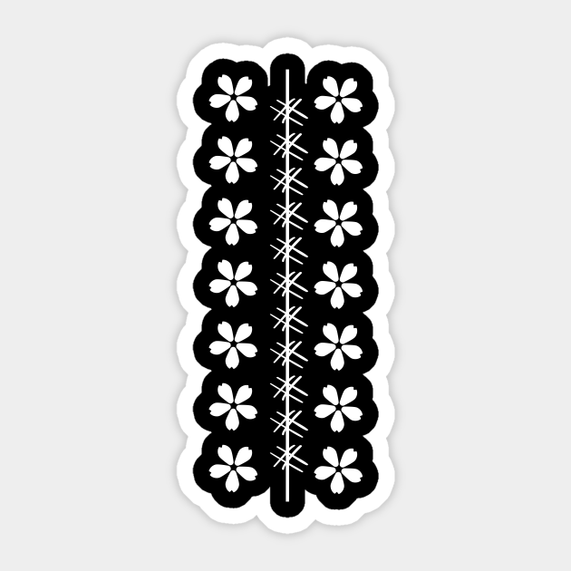 White Flowers Aesthetic Minimalist Design Aesthetic Designs Sticker Teepublic Decorate your laptops, water bottles, helmets, and cars. white flowers aesthetic minimalist design