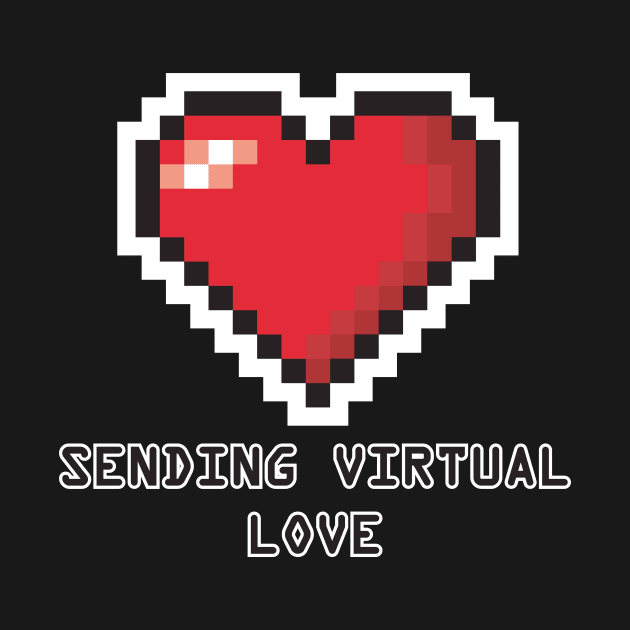 Virtual Love Valentine Tshirt by Misutarobi