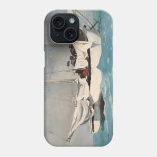 Key West, Hauling Anchor by Winslow Homer Phone Case