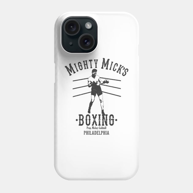 Mod.3 Mighty Mick's Boxing Club Philadelphia Phone Case by parashop
