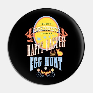 Happy Easter Egg Hunt Vintage EGGXECUTIVE RC03 Pin