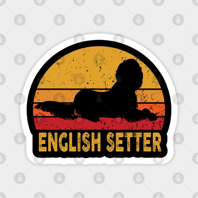 English Setter Vintage Magnet by raeex