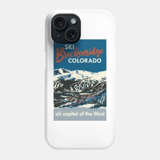 Breckenridge Vintage Ski Poster Phone Case