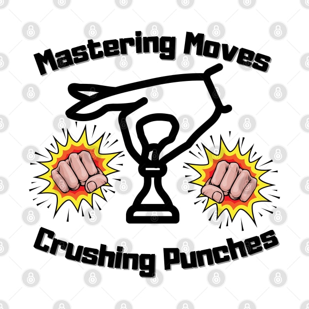 Mastering Moves Crushing Punches Chess Boxing by OscarVanHendrix