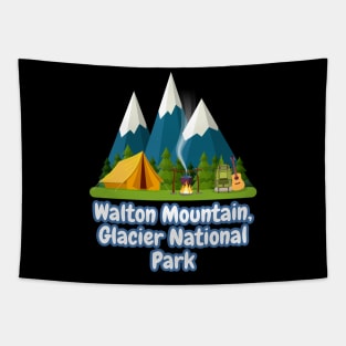 Walton Mountain, Glacier National Park Tapestry