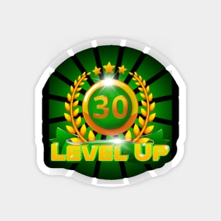 Level Up 30th Birthday Gift Magnet