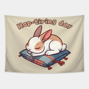 Tired rabbit Tapestry