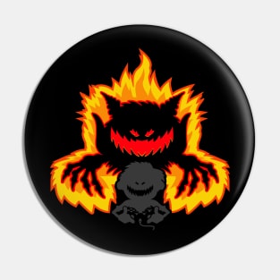 Demon Gamer Pin