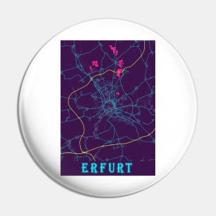 Erfurt Neon City Map Pin