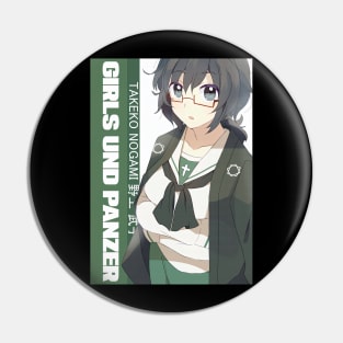 Oryou Takeko Nogami Girls UND Panzer Pin