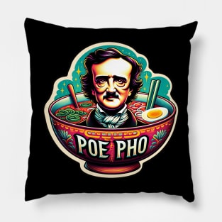 Edgar Allan Poe Pho Vietnamese Cuisine Lovers Pillow