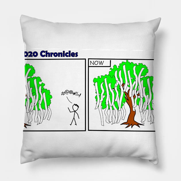 Toilet paper tree Pillow by sgarciav