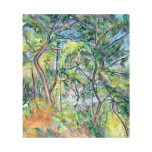 Undergrowth by Paul Cezanne T-Shirt