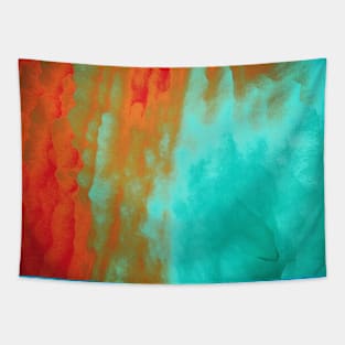 Blimp Volcano Tapestry