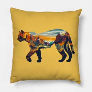 Mountain Lion Zion National Park Pillow