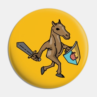 Cinnamon, Warrior of the Plains Pin