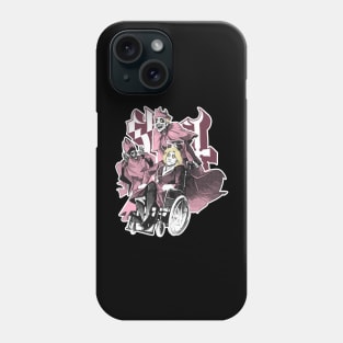 Funny Ghost Dark Pink Phone Case