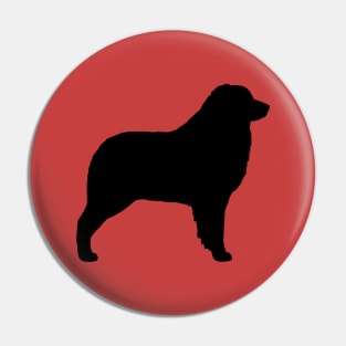 Australian Shepherd Silhouette Pin