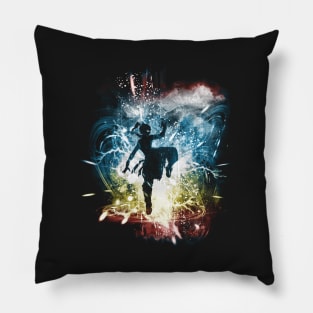 elemental storm-korra Pillow