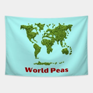 World Peas | Peas Pun Tapestry