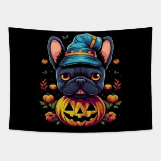 French Bulldog Halloween Tapestry