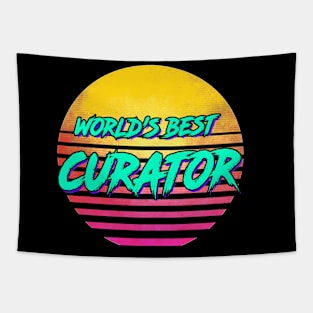 Funny Curator Gift Tapestry