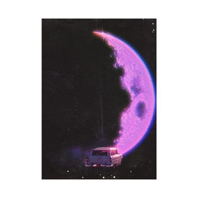 To the Moon by linearcollages