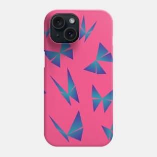 Low Poly Butterflies Phone Case