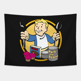 Vault boy eating Tapestry