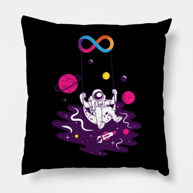 ICP Internet Computer Pillow by NB-Art