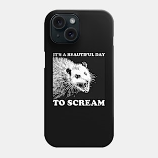 Screaming Possum Phone Case