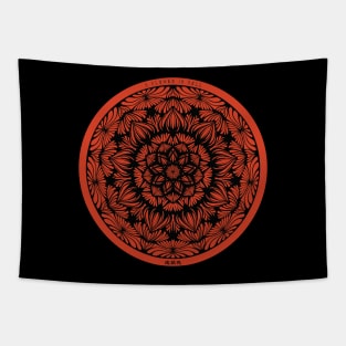 A Flower In Hell Mandala Tapestry