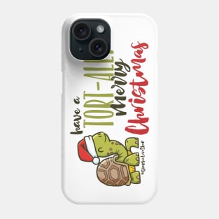 Tortoise Merry Christmas © GraphicLoveShop Phone Case