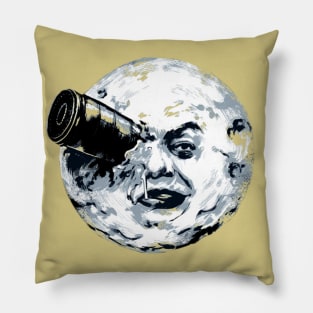 Le Voyage Dans La Lune - The Trip To The Moon Pillow