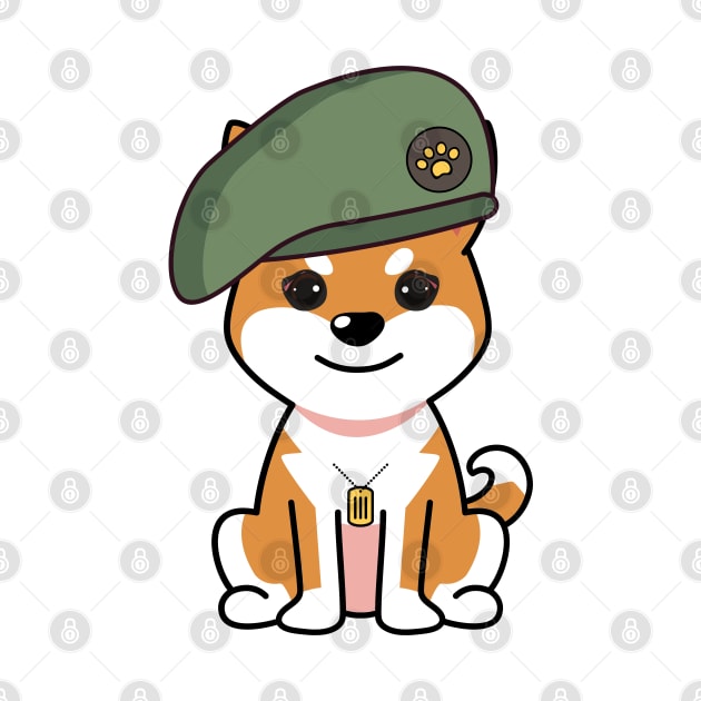 Green Beret orange dog by Pet Station