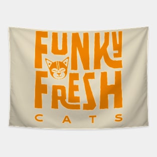 Funky Fresh Cats Tapestry