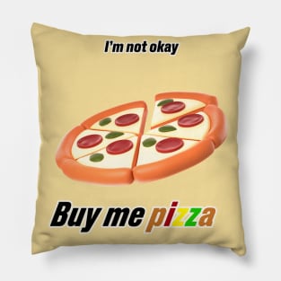 Buy me Pizza Pillow