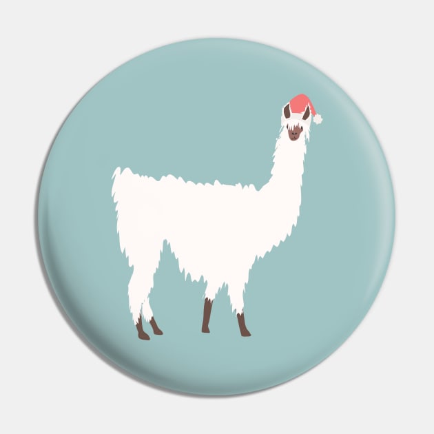 Christmas Snowflake Llama Pattern Pin by lymancreativeco