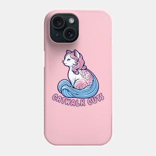 Cat hairstylist Phone Case