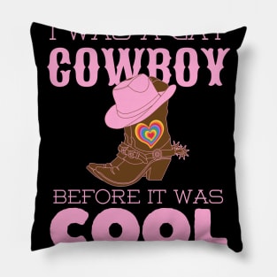 Gay Cowboy, Lgbtq Pillow